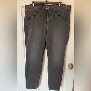 18W NYD Not Your Daughter’s jeans. Distressed black